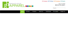 Tablet Screenshot of ghapparel.com